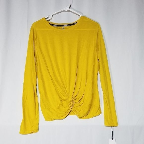 Calvin Klein Performance Twist-Front Long-Sleeve - Picture 2 of 5